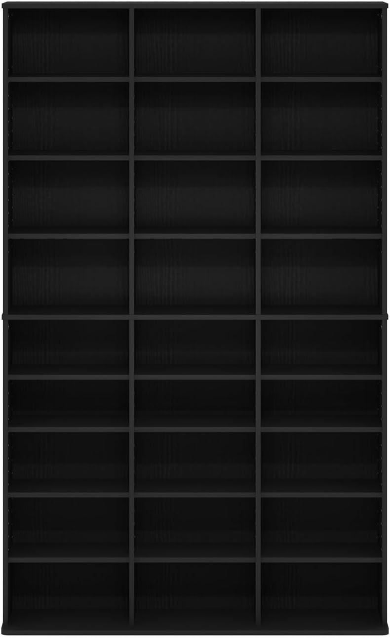 24‑Tier Adjustable Multimedia Storage Tower