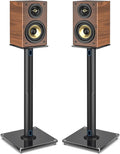 Swivel Heavy‑Duty Bookshelf Speaker Stands Pair