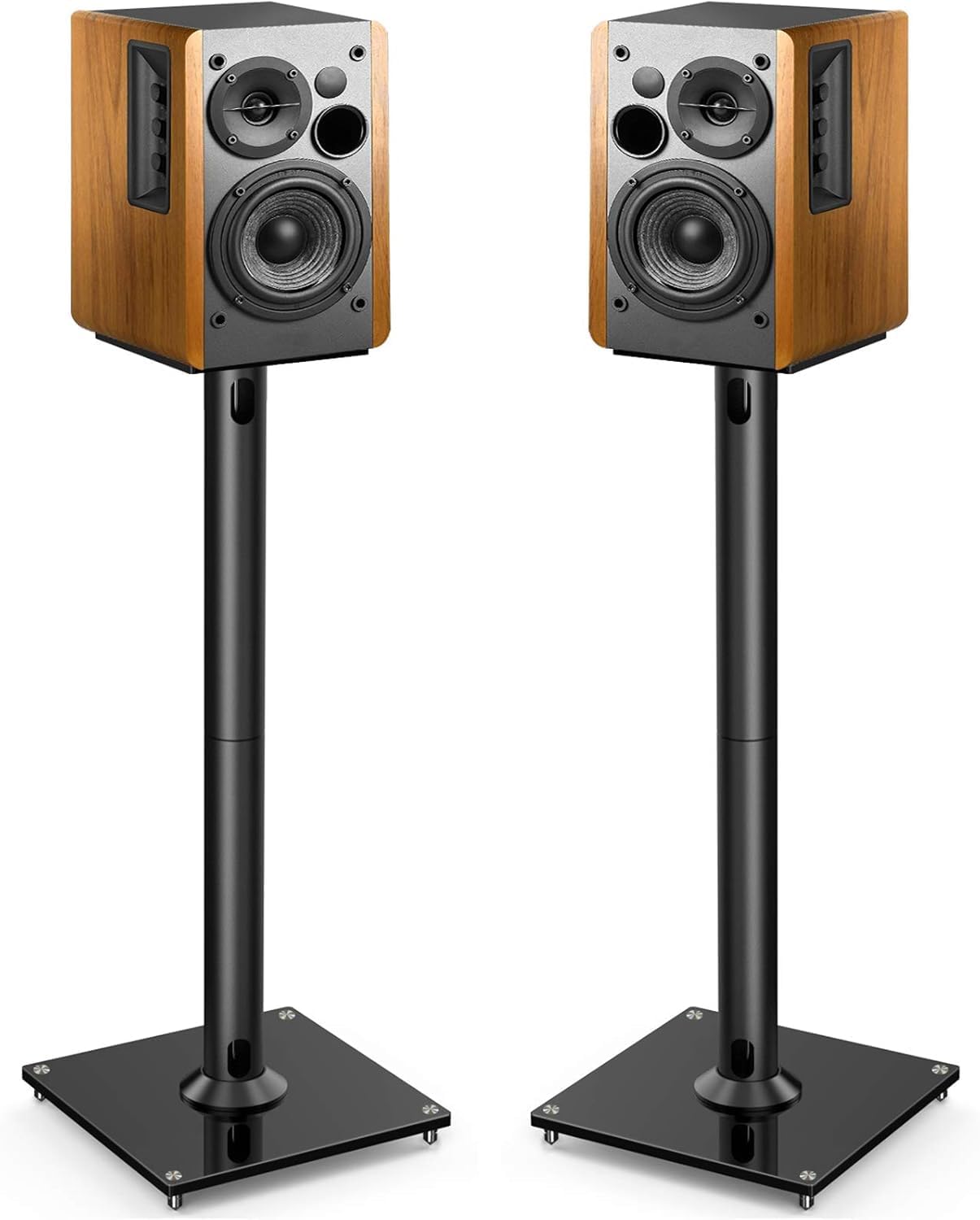 Universal Floor Surround‑Sound Speaker Stands