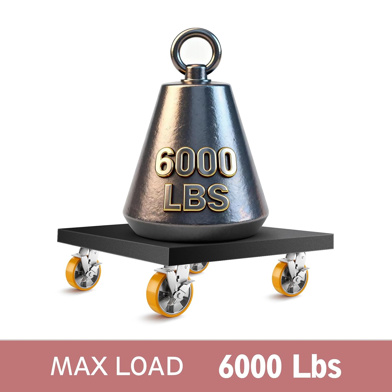 Industrial Locking Swivel Heavy‑Duty Caster Wheels