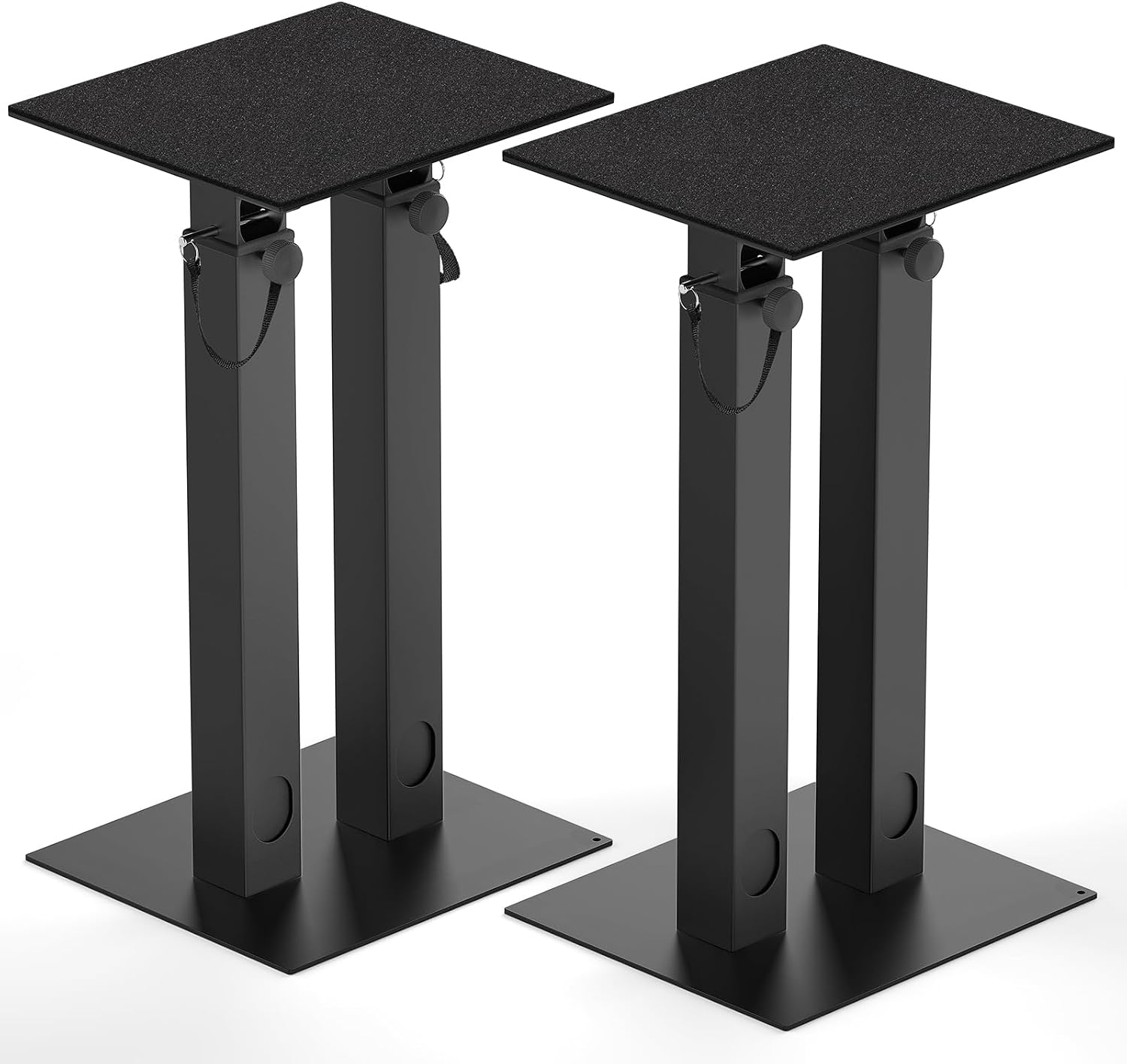 Adjustable Universal Floor Speaker Stands Pair