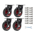 Outdoor Heavy‑Duty Swivel Caster Wheels With Brake