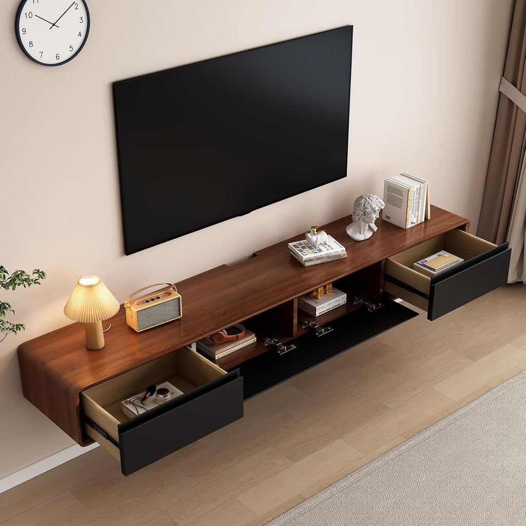 Wall‑Mounted Floating TV Media Console Cabinet