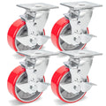 Industrial Heavy‑Duty Swivel Caster Wheels With Brake