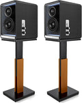 Adjustable Solid Wood Monitor Speaker Stands Pair