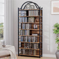 8‑Tier Large Media Storage Tower Organizer