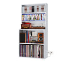 5‑Tier Multimedia Media Storage Tower