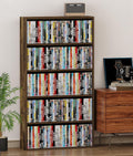 5‑Tier Freestanding Media Storage Tower Organizer